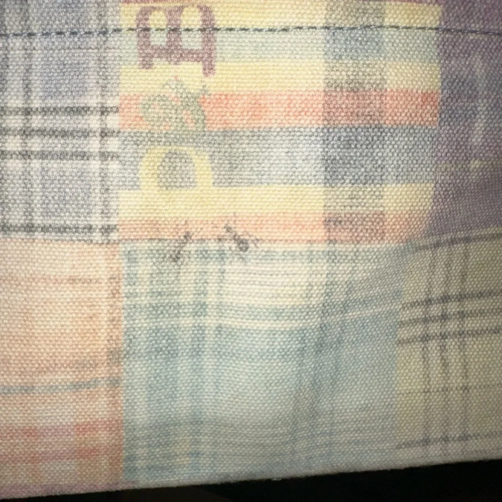 Dooney and Burke Madras Plaid Picnic Ant Print Purse